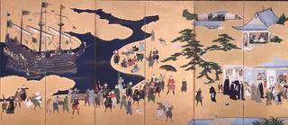 Detail of The Black Ship (kurofune)
